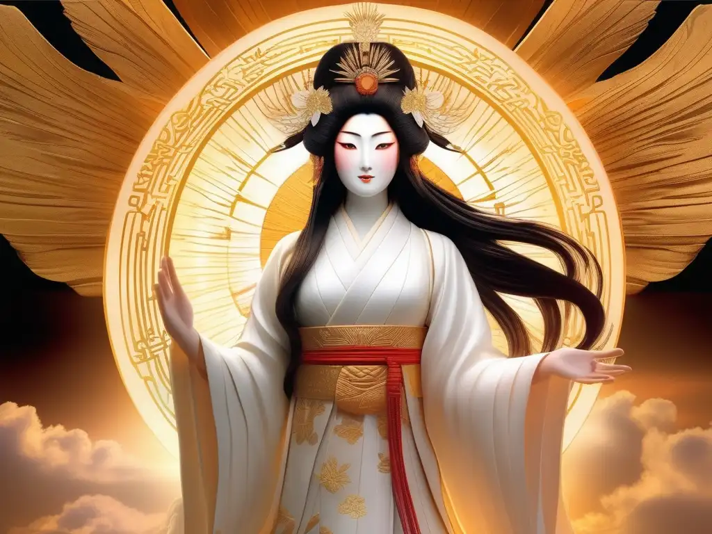 Amaterasu, diosa iluminadora de la mitología japonesa