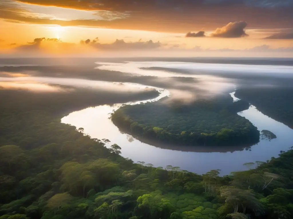 Imagen mística: serpiente Boiúna en la selva amazónica