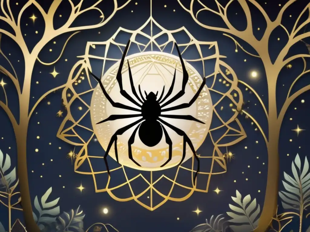 Mitología africana: Anansi, araña truco misterios