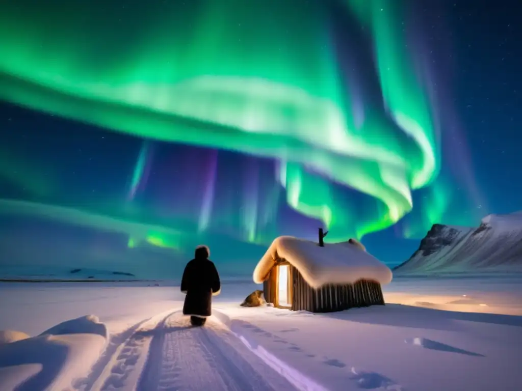 Espíritus de la Naturaleza Inuit en danza celestial