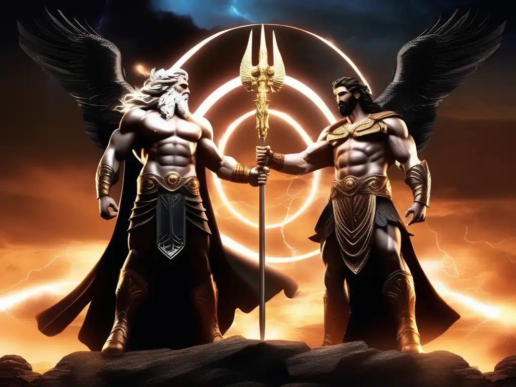 Alianzas divinas contra demonios: Zeus y Hades unidos en épica batalla celestial