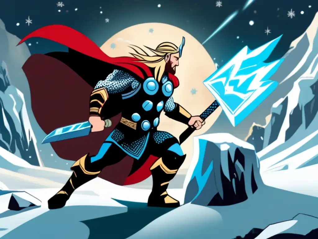 Thor vs Ymir: criaturas mitológicas nórdicas: vínculo inquebrantable