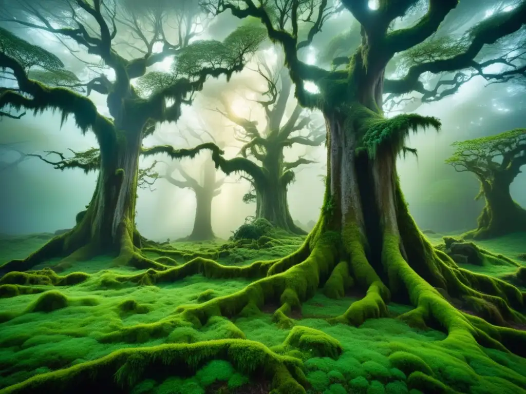 Descubriendo la maldición del rey Licaón en el bosque místico iluminado por la luna