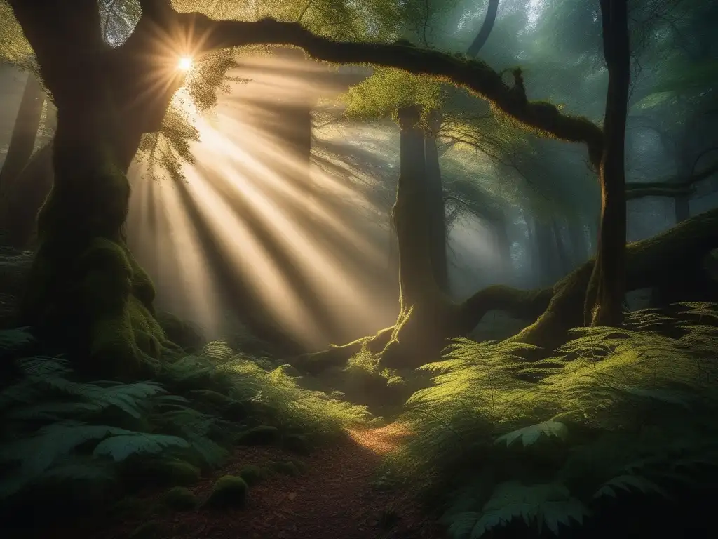 Bosque místico con criaturas míticas Bosque místico con criaturas míticas y significado de mascotas (110 caracteres)