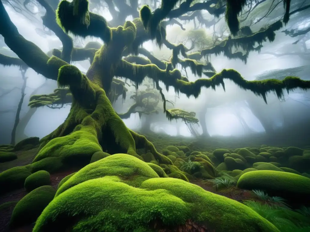 Espíritus niebla maorí: Bosque místico con Patupaiarehe