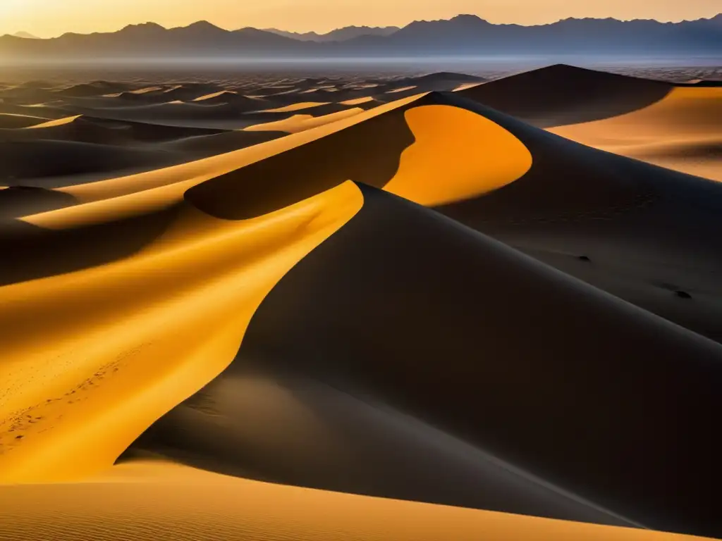 Monstruos del desierto en África: majestuoso guardián de arena con cuerpo de león y cabeza de bestia mítica