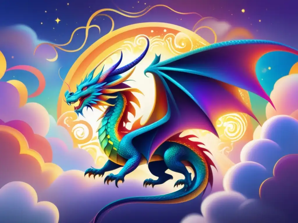 Dragón celestial, símbolo de leyendas de héroes y villanos orientales