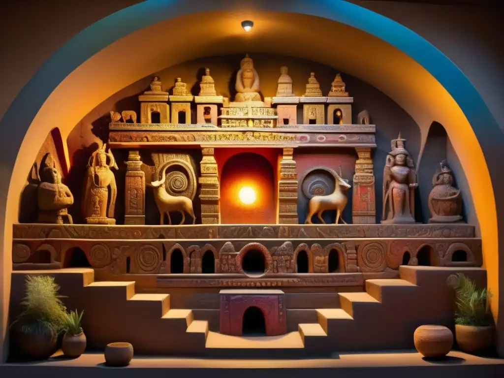 El Supay: criatura mítica en escultura y pintura Criaturas mitológicas Andinas: El Supay en el inframundo