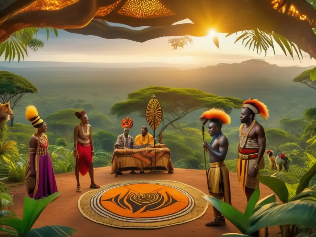 Representación criaturas ancestrales africanas cine televisión