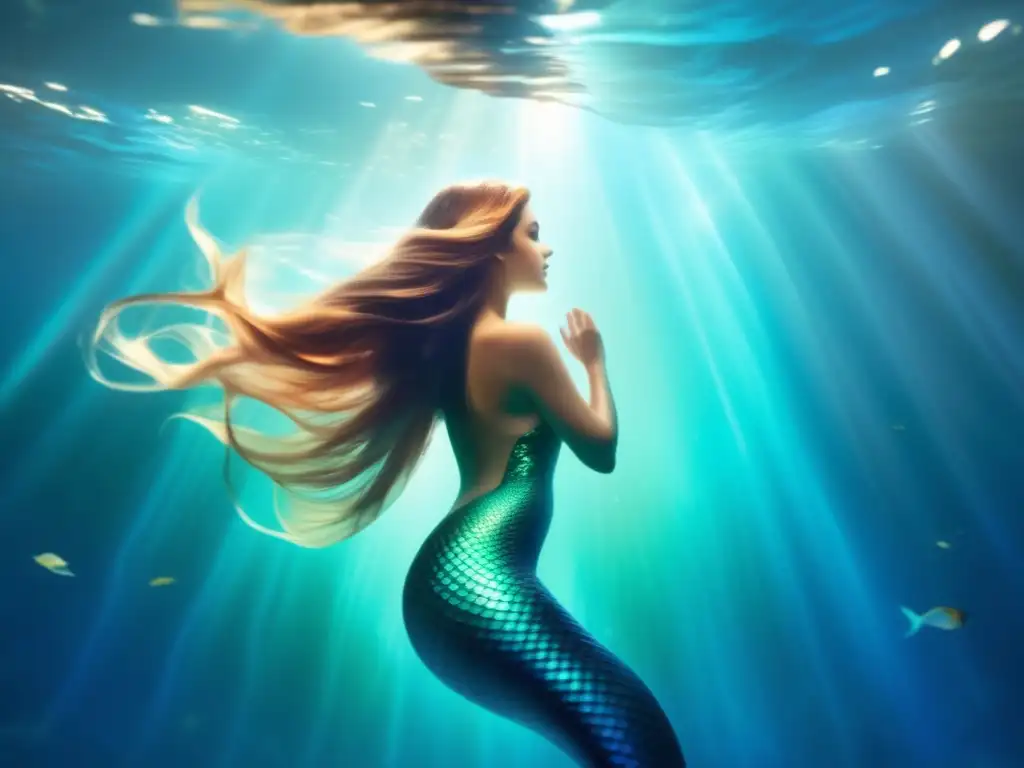 Historia de la transformación de la Sirena en un mundo mágico