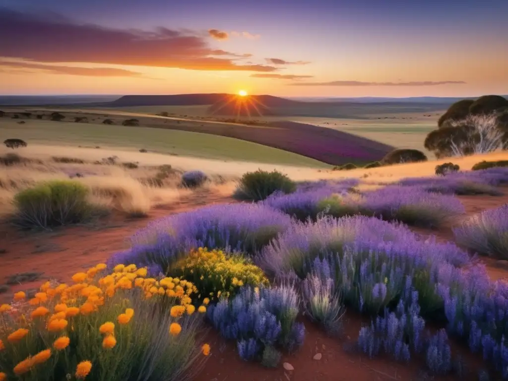 Paisaje impresionante en el outback australiano