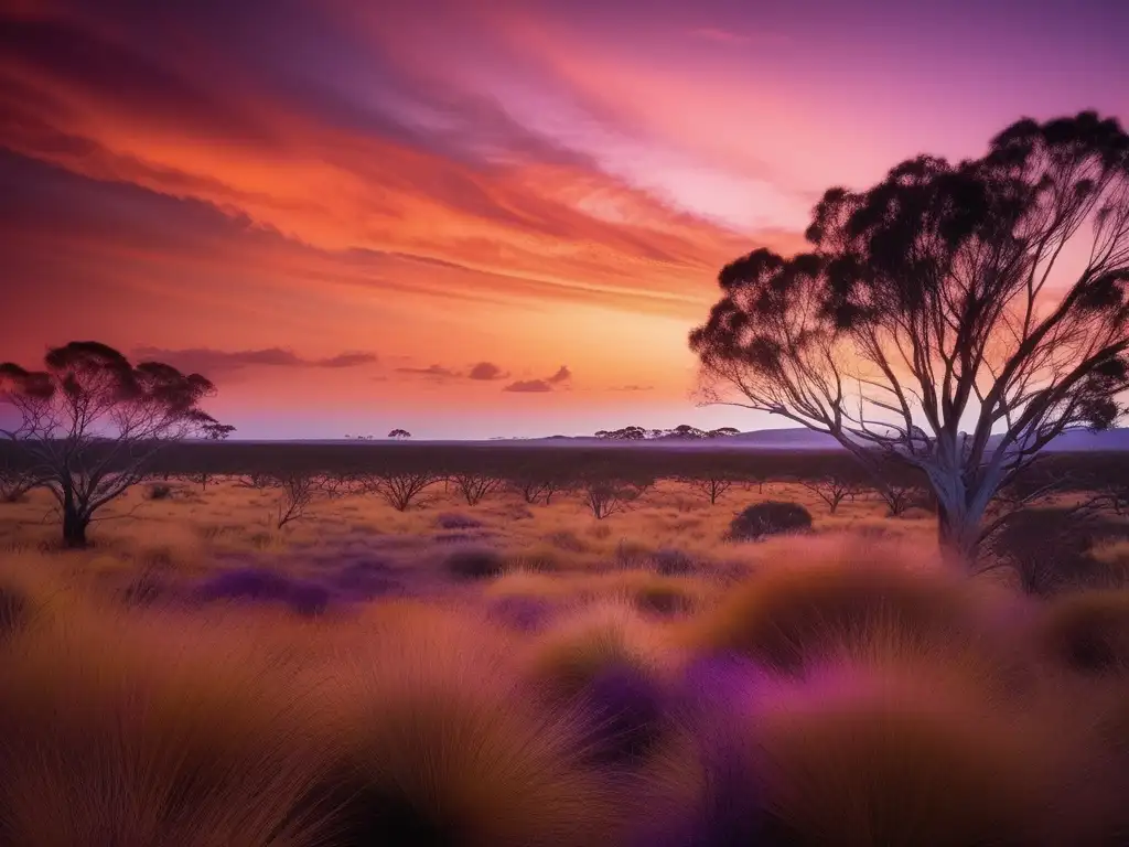 Espíritus y naturaleza en mitología australiana: Un paisaje místico y etéreo que refleja su conexión