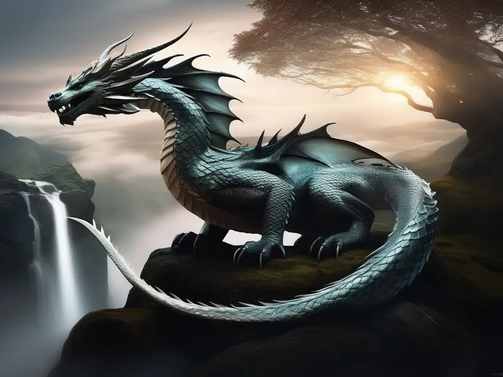 Leyendas de Fafnir, el dragón envenenado, en toda su majestuosidad y poderío mítico