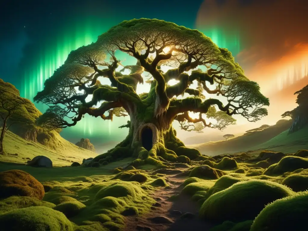 Alienígenas míticos y paisajes deslumbrantes Influencia mitológica en 'Star Wars': Paisaje etéreo, árbol ancestral, criaturas míticas y ruinas antiguas