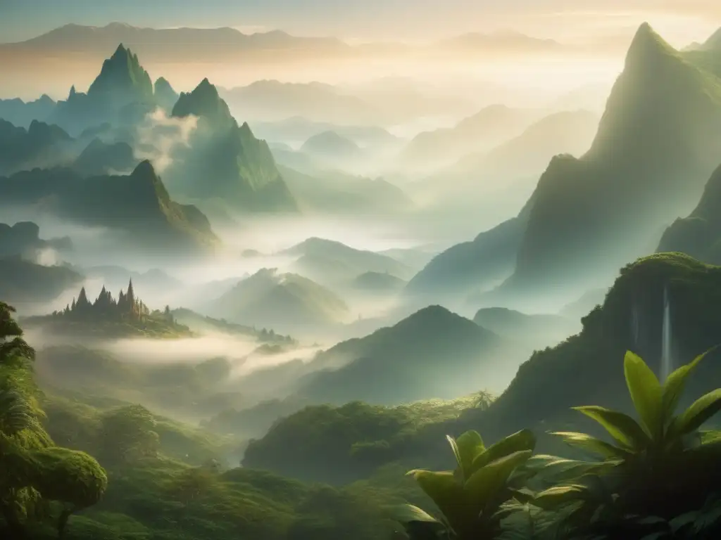 Paisaje místico con criaturas mitológicas Paisaje místico con criaturas mitológicas: Influencia de criaturas mitológicas en 'Star Wars'