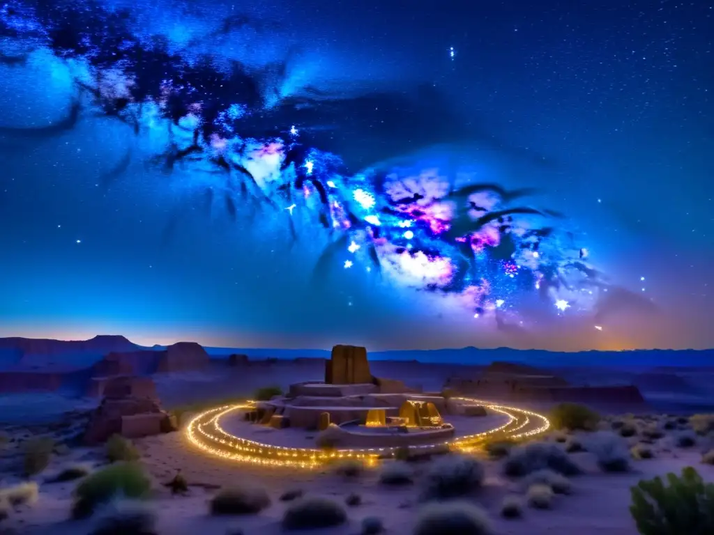 Leyenda estrellas cultura Hopi: Maravillosa imagen celeste que muestra la fascinante conexión entre los dioses celestiales y la cultura Hopi