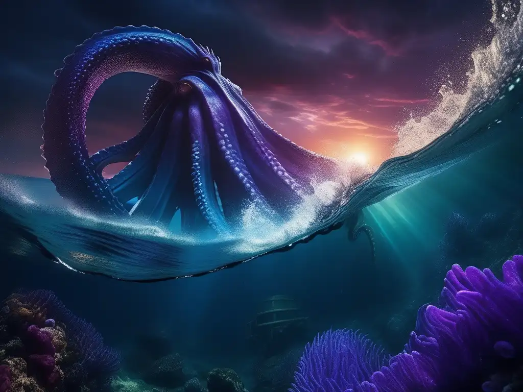 Historia y mitología del Kraken en las profundidades del mar