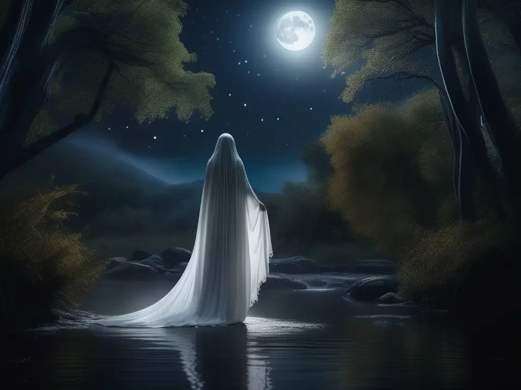 Leyenda de La Llorona en un río eterno