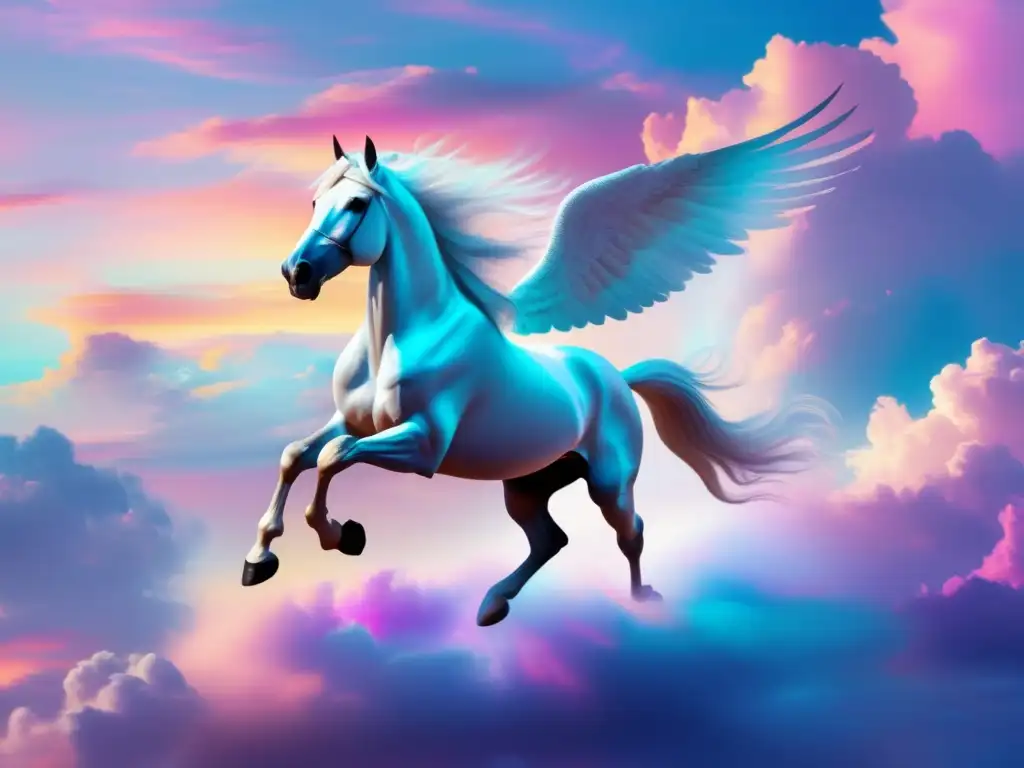 Tatuajes de Pegaso alados en la piel