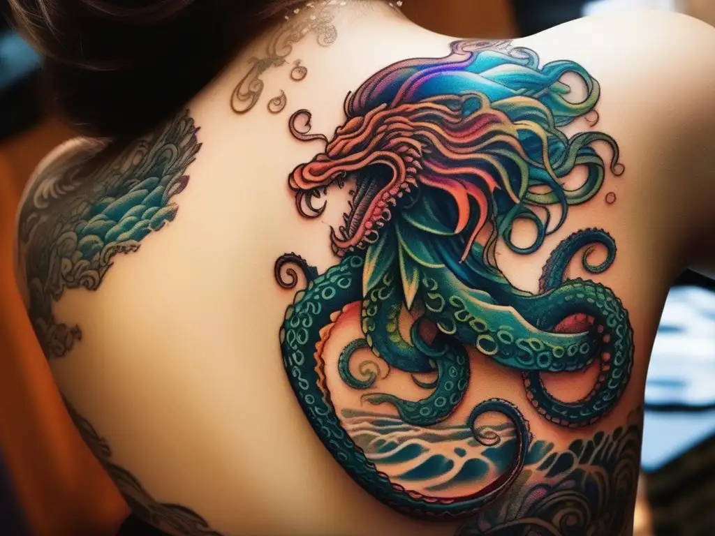 Tatuaje Kraken: Mitología y arte corporal