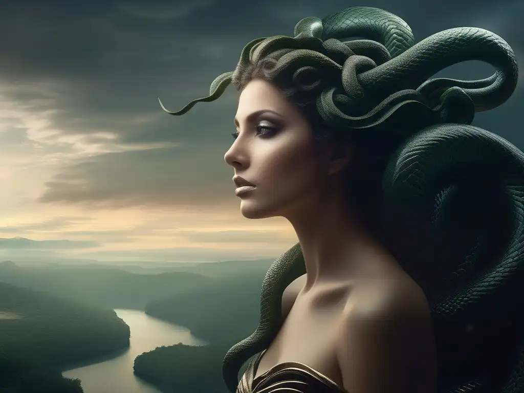 Leyenda de Medusa desmitificada: imagen hipnotizante de la esencia de la feminidad y los monstruos en la mitología