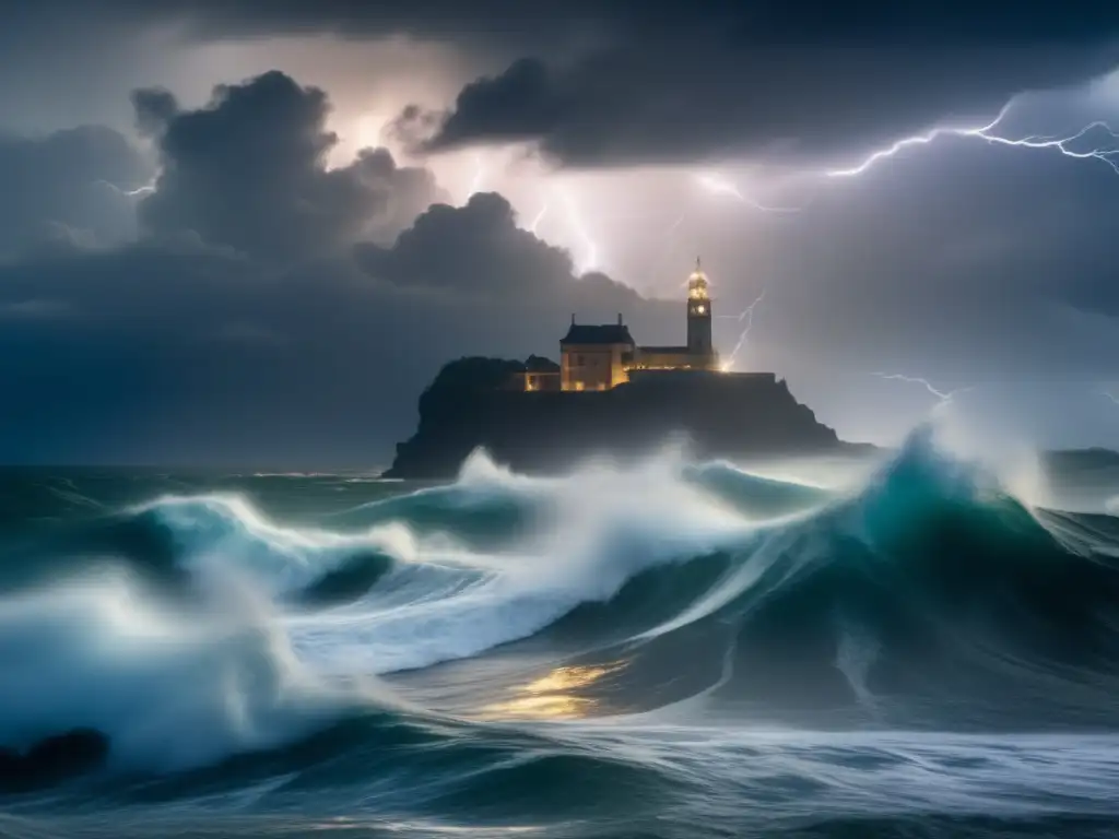 Misteriosas sirenas encantadoras en tormenta