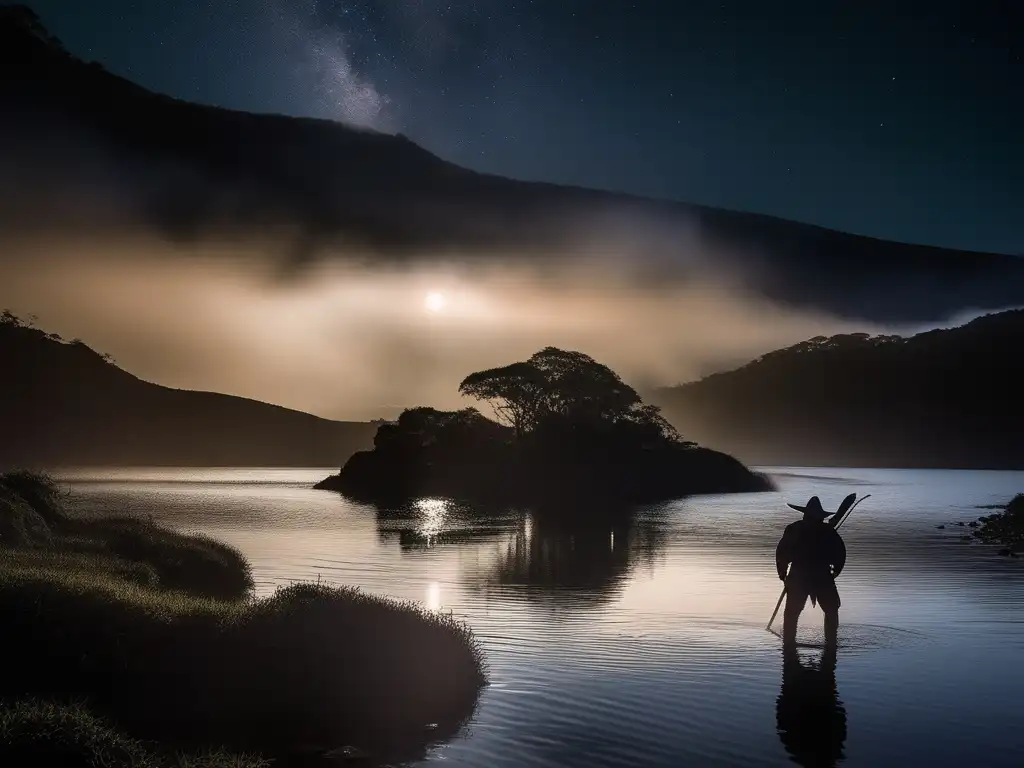 Criaturas míticas en Laguna Guatavita