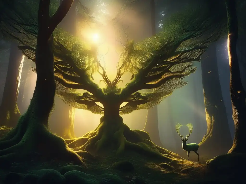 Bosque místico: unicornio radiante Bosque místico con unicornio mágico - Mascotas míticas cuentos