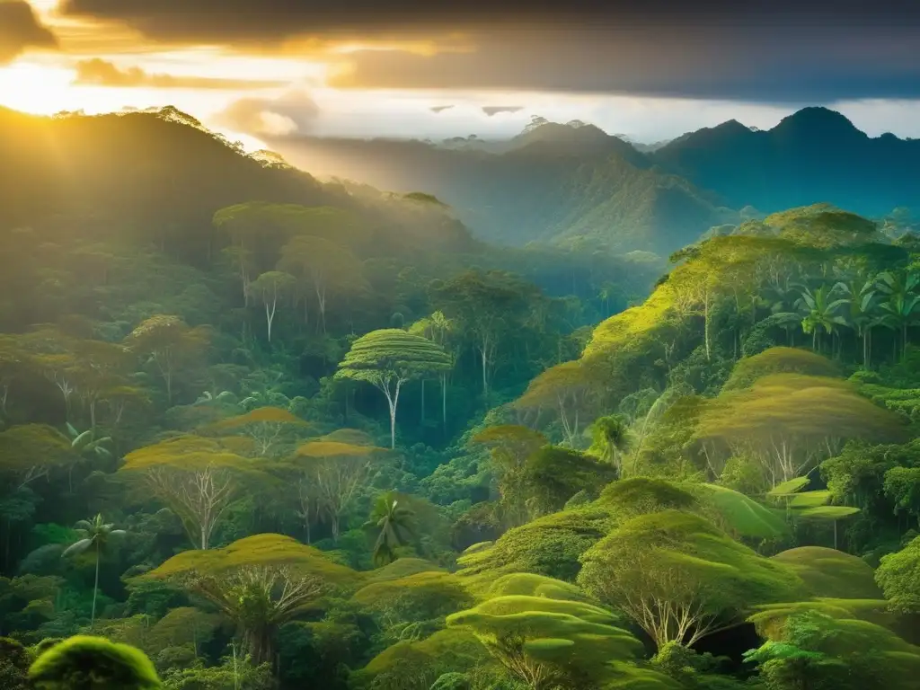 Criaturas mitológicas en la selva de Papúa Nueva Guinea