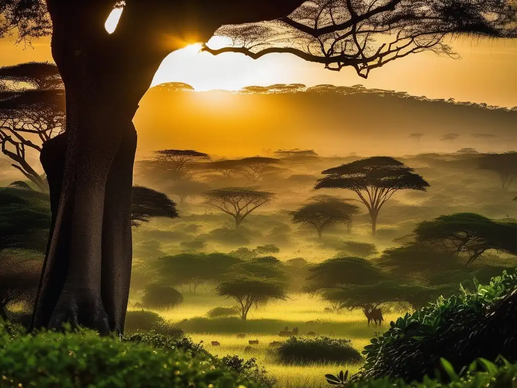 Paisaje africano sagrado: Espíritus de la Naturaleza y Mitología Africana