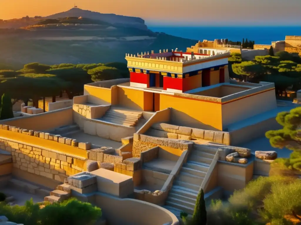 Construcción del Palacio de Knossos: Leyenda del Minotauro en Cnosos