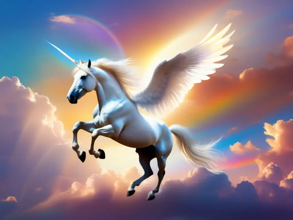 Tatuajes de Pegaso alados en piel