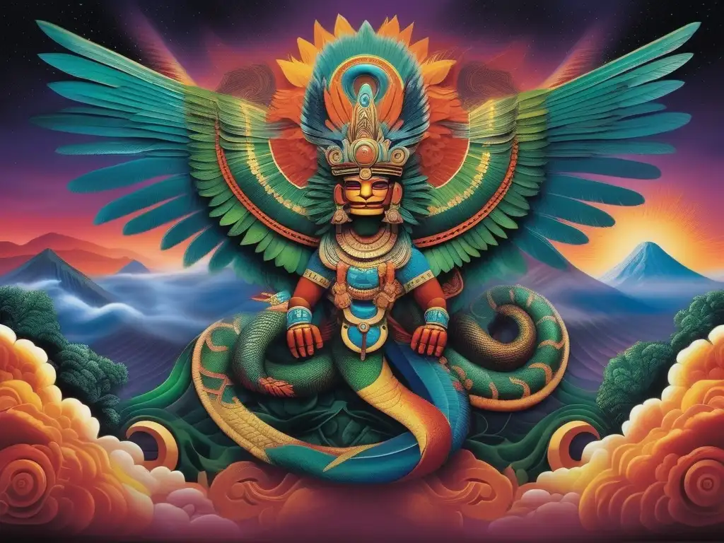 Mitología Azteca: Quetzalcóatl, el Dios Serpiente