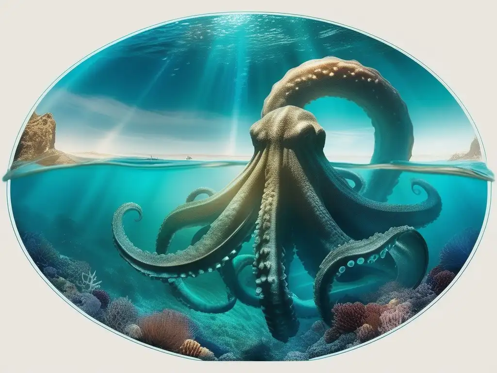 Misterios del mar: Kraken japonés, un espectáculo hipnótico de belleza y poder