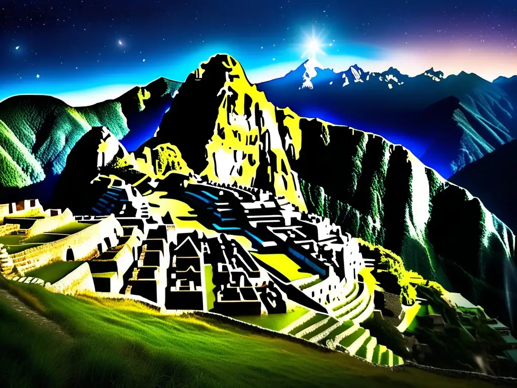 Noche estrellada sobre Machu Picchu: Trágicas historias de amor mitológicas