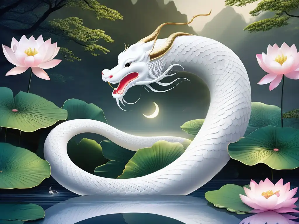 Espíritu serpiente blanca, mitología china