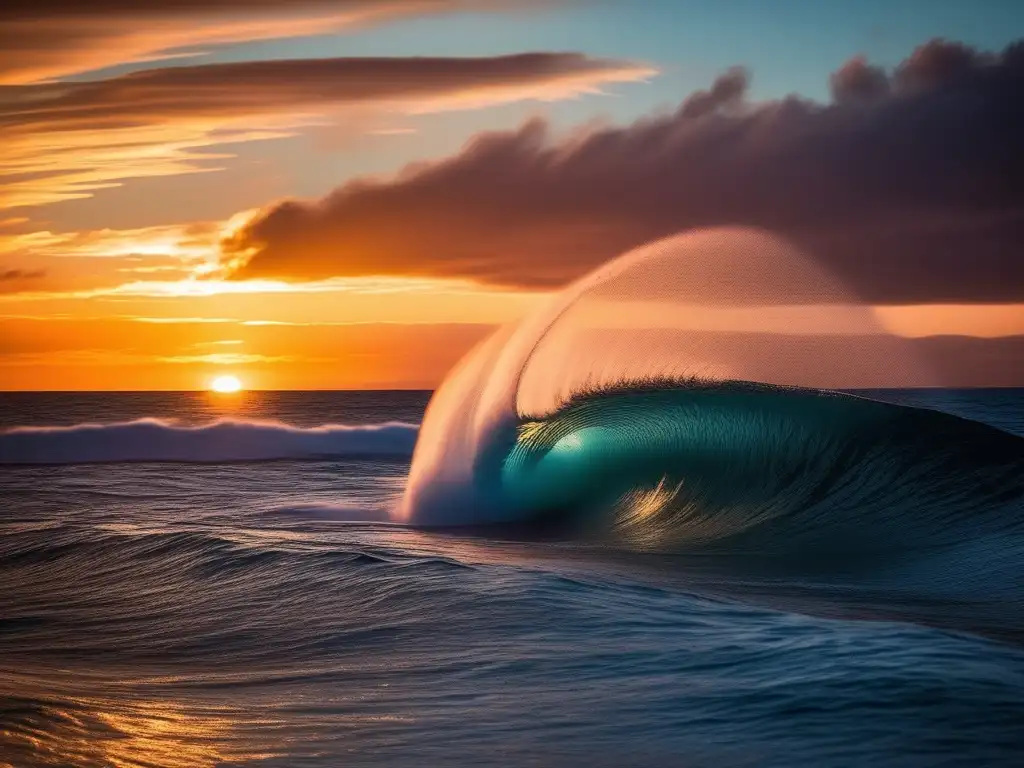 Te Teka, majestuosa criatura marina en un atardecer mágico