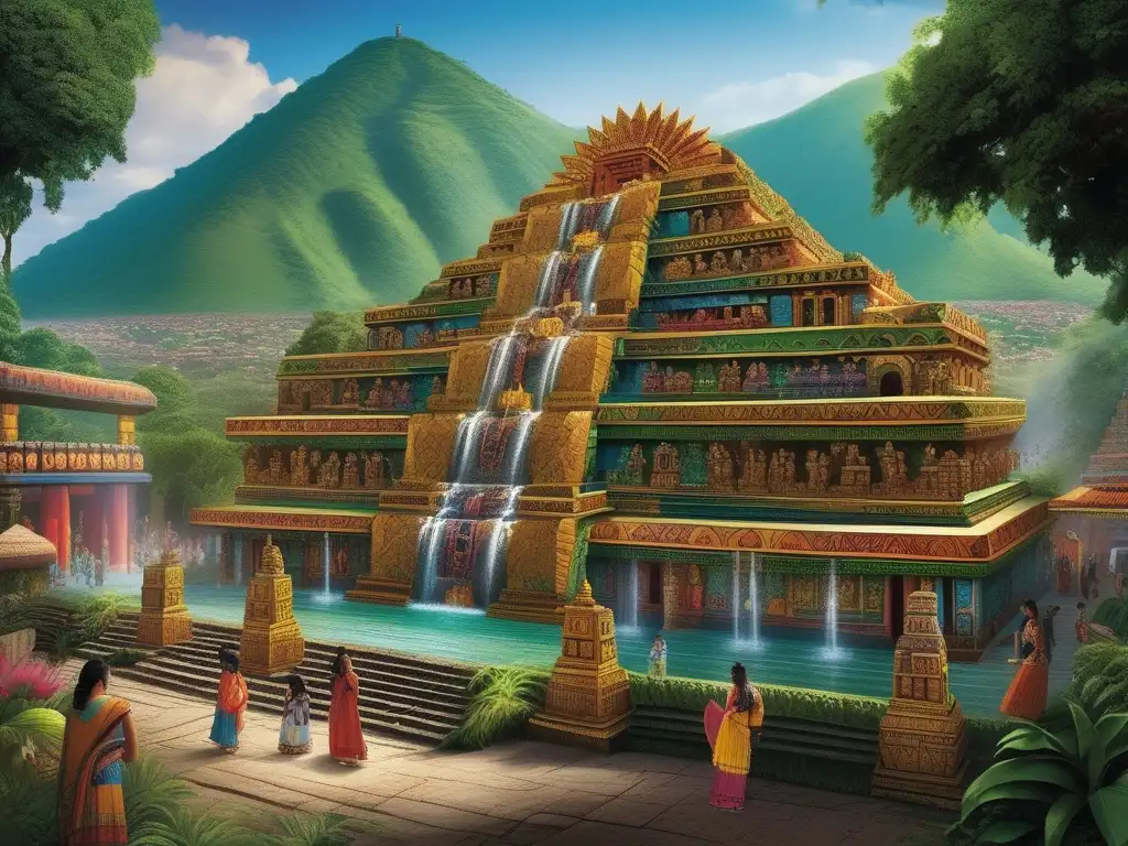 Templo de Tláloc y celebración Tláloc: Significado y simbolismo en cultura azteca