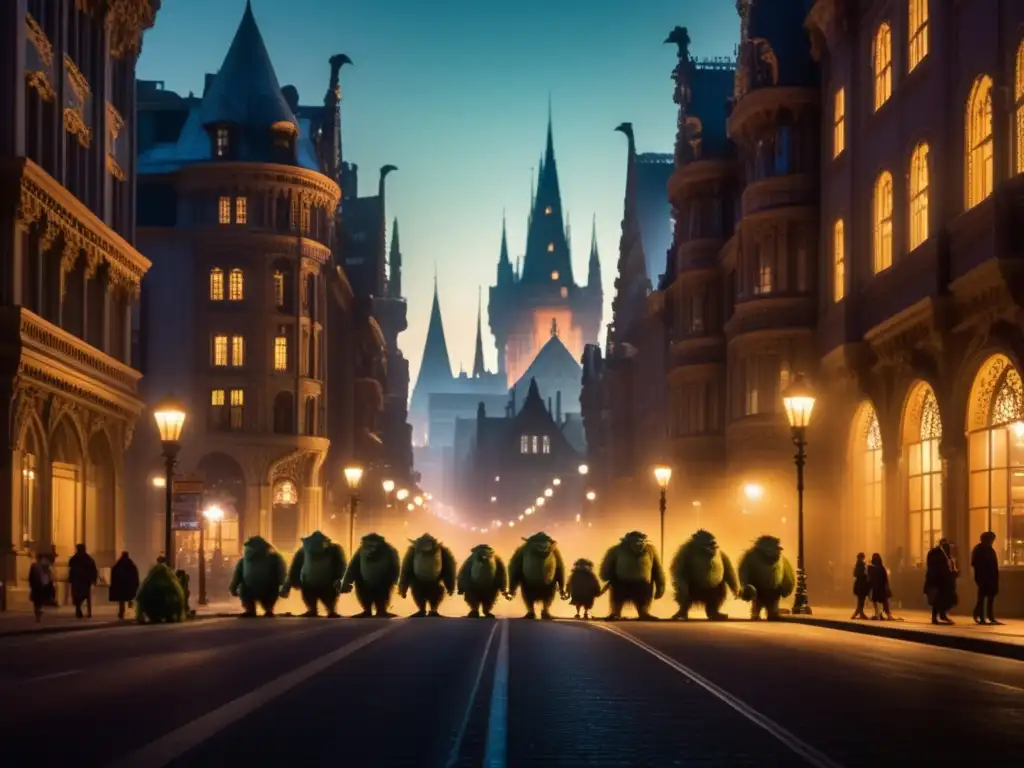 Trolls urbanos: esencia surrealista en una ciudad mistérica